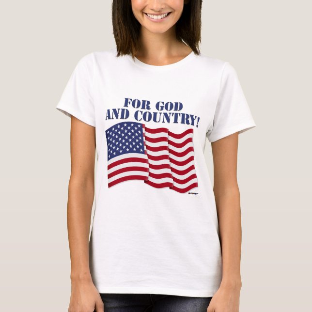 CAMISETA POR DEUS E POR PAÍS! (Frente)