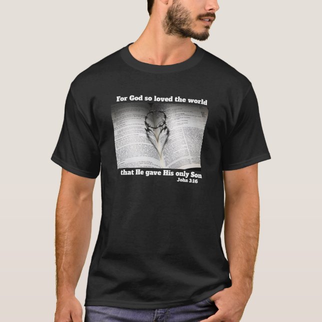 Camiseta "Por Deus tão amado pelo mundo..." (Frente)