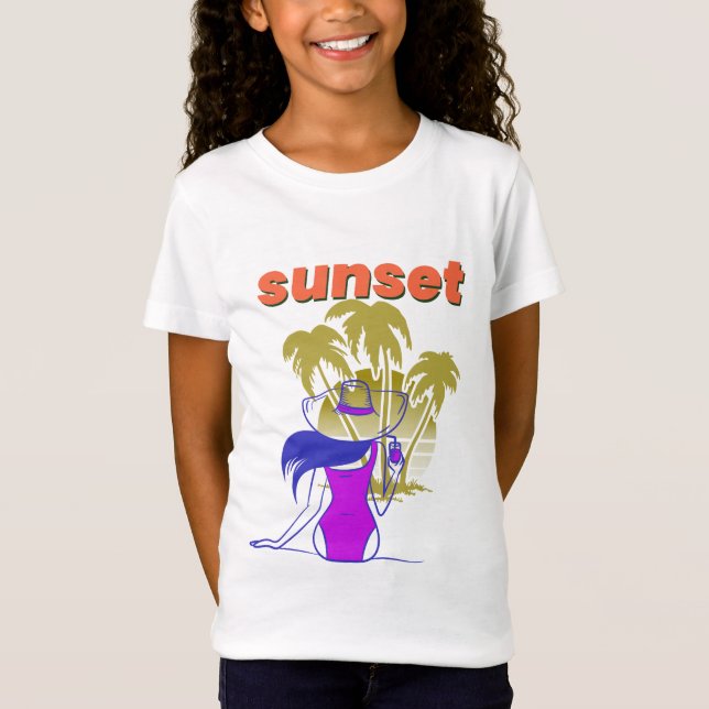 Camiseta Pôr do sol (Frente)
