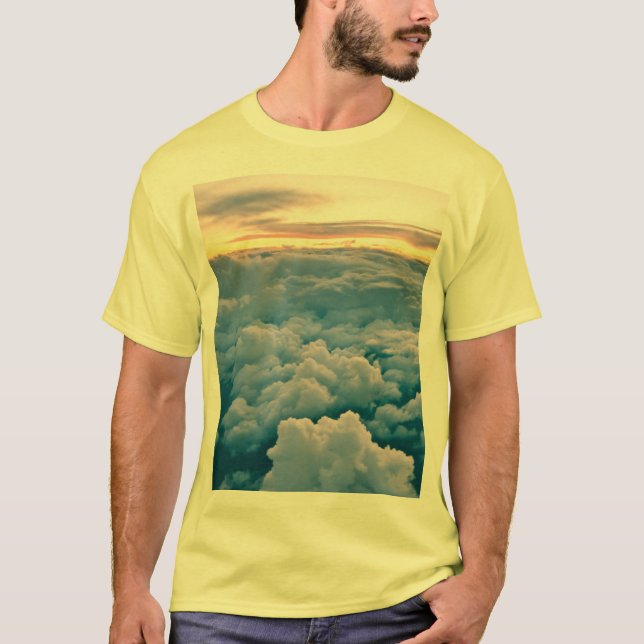 Camiseta Por do sol aéreo (Frente)