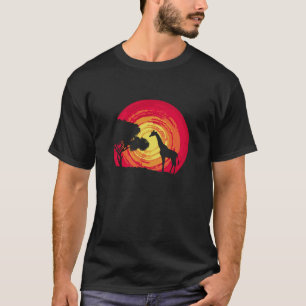 Camiseta pôr do sol africano