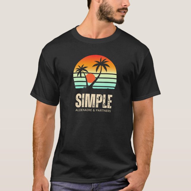 Camiseta pôr do sol colorido (Frente)
