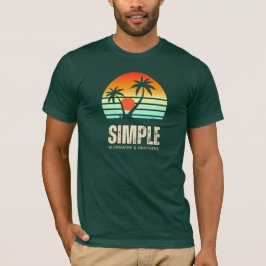 Camiseta pôr do sol colorido