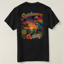 Camiseta Pôr do sol cor vibrante