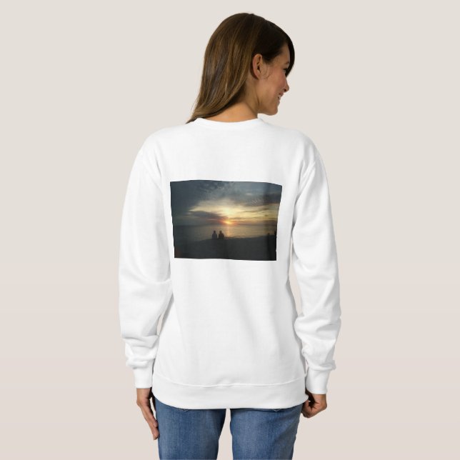 Camiseta Por do sol da ilha de Sanibel (Parte Traseira Completa)