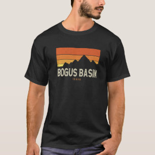 Camiseta Pôr do sol de caminhada nas montanhas de Idaho Bog