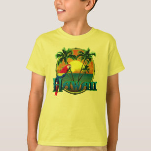 Camiseta Por do sol de Havaí