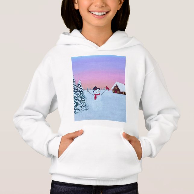 Camiseta pôr do sol de Natal (Frente)