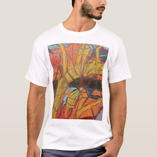 CAMISETA PÔR DO SOL DISTORCIDO (Frente)