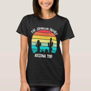 Camiseta Pôr do sol do cacto Arizona Viagem pelo deserto Fe