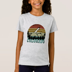 Camiseta pôr do sol do colorado