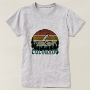 Camiseta pôr do sol do colorado