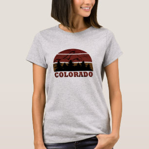 Camiseta pôr do sol do colorado