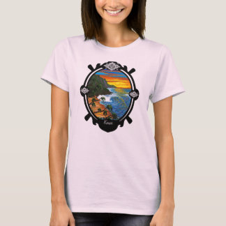 Camiseta Por do sol do Na Pali de "Hanakapiai" -