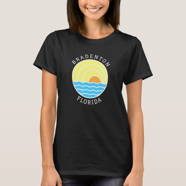 Camiseta Pôr do sol em Bradenton Flórida (Frente)