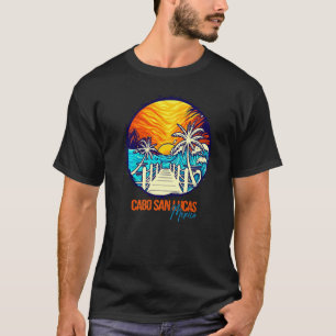 Camiseta Pôr do Sol em Cabo San Lucas Amigos de Férias Corr