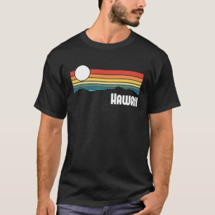 Camiseta Pôr do sol havaiano vintage retrô de verão dos ano
