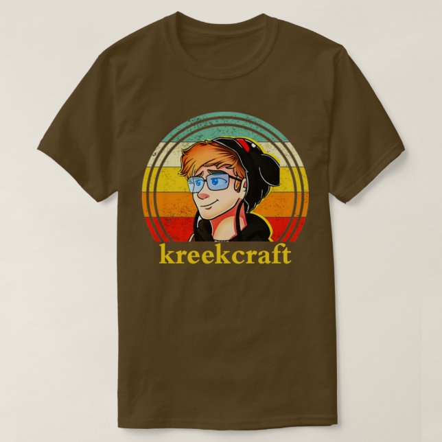 Camiseta pôr do sol kreekcraft  (Frente do Design)