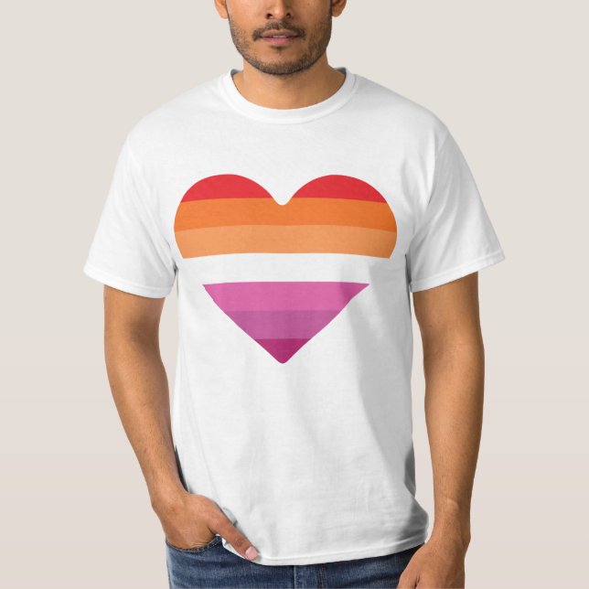 Camiseta Pôr do Sol Lésbico (Frente)