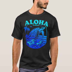 Camiseta Pôr do Sol Maori na Praia Havaiana Aloha