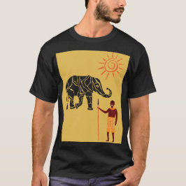 Camiseta pôr do sol na África