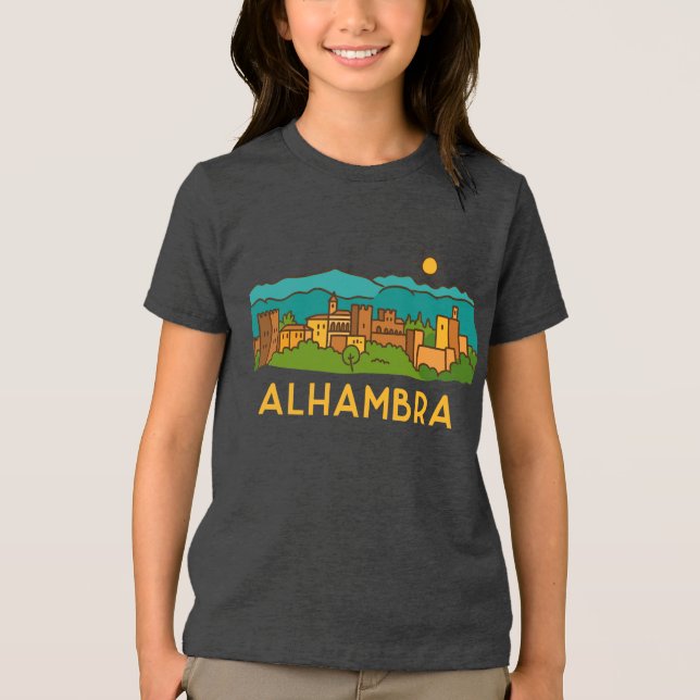 Camiseta Pôr do sol na Alhambra 2 (Frente)