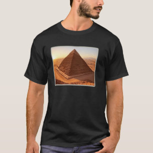 Camiseta Pôr do sol na Grande Pirâmide de Gizé