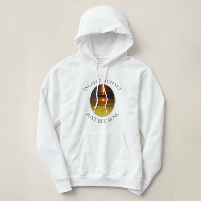 Camiseta                            Pôr do Sol na Ilha      (Frente do Design)