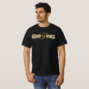 Camiseta Pôr do Sol na Montanha Mensagem Positiva Vintage