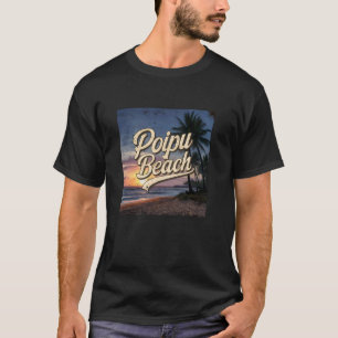 Camiseta Pôr do sol na Praia de Poipu
