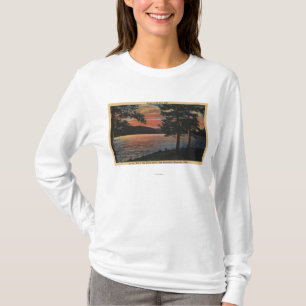 Camiseta Por do sol no lago big Bear