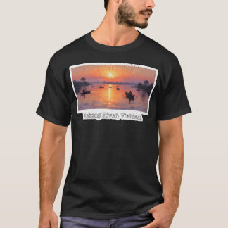 Camiseta Pôr do Sol no Rio Mekong Viagem no Vietnã