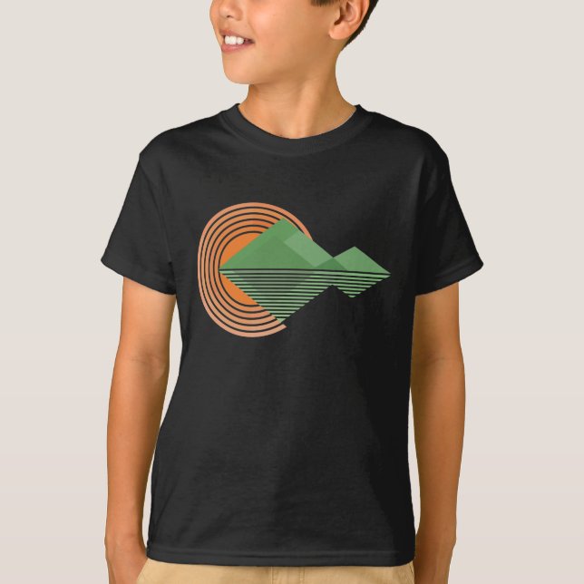 Camiseta Pôr do sol no vale (Frente)