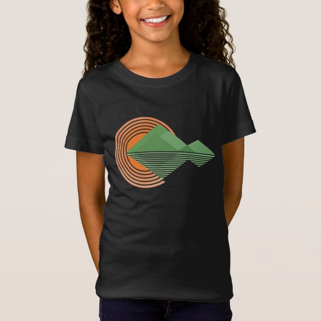 Camiseta Pôr do sol no vale (Frente)