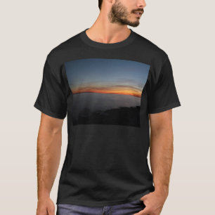 Camiseta pôr do sol pelo lago, Kingston, Ontário, Canadá