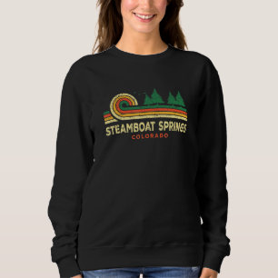 Camiseta Pôr do sol perene Steamboat Springs Floresta Color