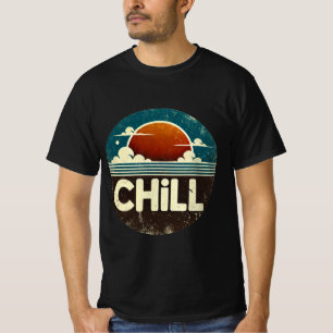 Camiseta Pôr do Sol Relaxante: Serenidade de Nuvens e Ocean