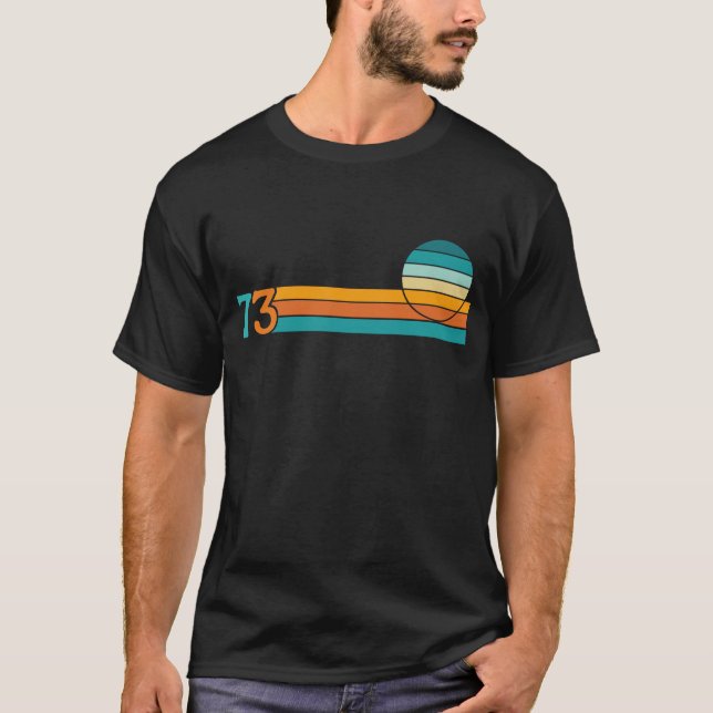 Camiseta Pôr do Sol Retro 73 (Frente)
