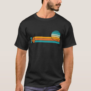 Camiseta Pôr do sol retrô 74