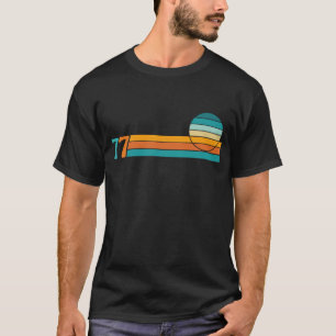 Camiseta Pôr do sol retrô 77