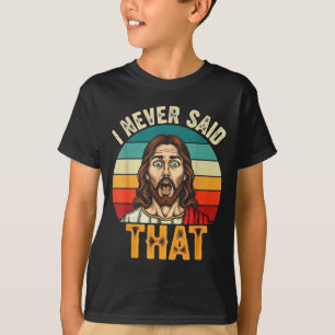 Camiseta Pôr do Sol Retro Eu Nunca Disse Isso Engraçado Cho