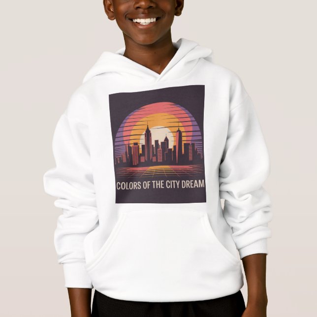 Camiseta Pôr do Sol Retro Nova York (Frente)