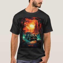 Camiseta Pôr do Sol Vintage Racer
