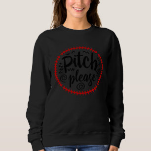 Camiseta Por Favor Arremesse um Lance de Beisebol