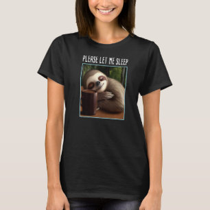 Camiseta Por favor, deixe-me dormir no Premium