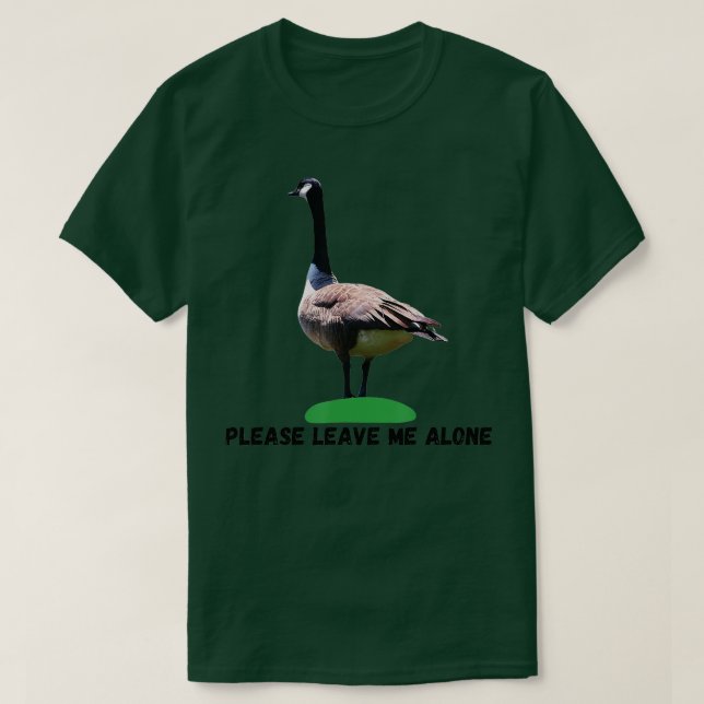 Camiseta Por Favor, Deixe-Me Sozinho Engraçado, Canadiano,  (Frente do Design)