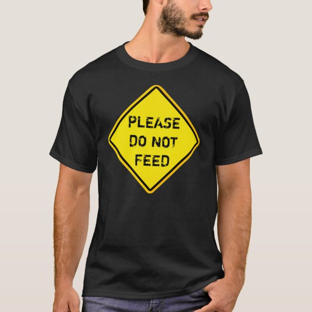 Camiseta por favor, não alimente (Frente)