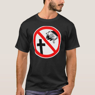 Camiseta Por favor não alimente a igreja