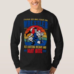Camiseta Por Favor, Não Alimente A Vintag Da Luta De Luz