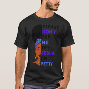 Camiseta Por favor, não me tente experimentar Jesus Black G